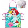 Euroswan Detská zástera s čiapkou Disney Princess Ariel