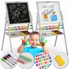 Magnetická otočná tabuľa Ricokids - sivá