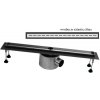 Sprchový žľab SLOT s horizontálnou prírubou, 60 cm