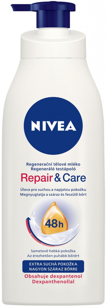 Nivea Repair & Care regenerační telové mlieko 400 ml od 5,1 € - Heureka.sk