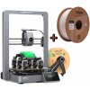 CREALITY 3D Creality Ender-3 V3 3D tlačiareň, vysokorýchlostná 3D tlačiareň 600 mm/s s pohybovým systémom CoreXZ, 60W keramický ohrievač, dvojitý ventilátor, veľkosť tlače 220x220x250 mm + 1 kg bieleh