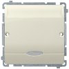 Kontaktní konektor hotelu-Simon s Red podsvícení 10A 250V Beige (BMWH1.02/12)