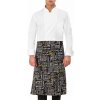 Giblor´s kuchárska zástera do pása Menu - veľkosť UX