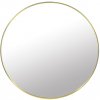 Okrúhle nástenné zrkadlo Leobert 80 cm ZLATÉ