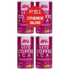 Balíček 4 káv Keto Acai mletá káva s Reishi, Maca, Matcha, Acai, MCT coconut 100g plechovka ANilab Acai Tubus Matcha Maca Reishi Mletá káva ANi