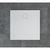 SANSWISS LIVADA 80cm sprchová vanička štvorcová, liaty mramor, biela, W20Q08004