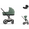 Cybex Platinum CYBEX Priam Travel Set + Cloud T i-Size leaf green 2023 rose gold