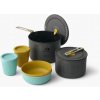 Sada riadov Sea to Summit Frontier UL Two Pot Cook Set 2P 6 Piece Farba: sivá/modrá