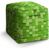 Sablio Taburet Cube Green Blocks 3D: 40x40x40 cm