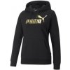 Puma ESS+ Metallic Logo Hoodie TR | 4064537861196 | Čierna | XXS