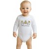 Detské body s potlačou New Baby Ľudový vzor Šohaj jz Moravy