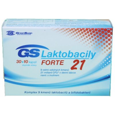 GS Laktobacily Forte 21 40 kapsúl od 12,68 € - Heureka.sk
