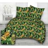 Didatex Monstera Green bavlnené obliečky DeLuxe Rozmer obliečok: 140x200 cm, Obsah balenia: Set Balenie