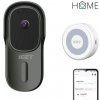 Videozvonček iGET HOME Doorbell DS1 Anthracite + Chime CHS1 White - set videozvonku a reproduktora (DS1ANTHRACITE+CHIMECHS1WHITE)