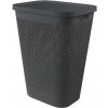 Kôš na bielizeň Curver Pure 55 l tmavo šedý s vekom