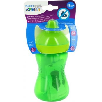 Avent hrnček Grippy s tvrdým náustkom 300ml ružová