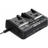 DEDRA Dvojslotová nabíjačka 2x2,3 A DED7038V, vhodná pre DED7032, DED7034, DED7035, DED6936, DED6937 DED7038V