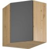 Kondela Horná skrinka, dub artisan/sivý mat, LANGEN G60N