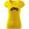 T-ričko Cafe Racer dámske tričko Farba trička: Žltá, Veľkosť: M