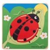Bigjigs Toys Vkladacie puzzle životné cykly lienky