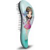 Dtangler Fairy Tale rozčesávacia kefa na vlasy s rukoväťou tyrkysová s bábikou