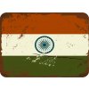 Ceduľa vlajka India 30cm x 20cm Plechová tabuľa