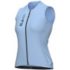 Letný cyklistický dres bez rukávov dámsky Alé Cycling Pragma Color Block modrý