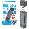 Čítačka pamäťových kariet HOCO HB45, USB-A, USB-C 3.0