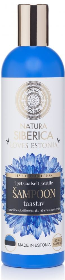 Natura Siberica omladzujúci šampón na vlasy nevädza a moruška 400 ml