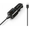 Aligator Aligátor nab. do auta USB-C s USB TCH 2,4A čierna CHA0025