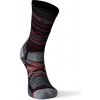 Ponožky Smartwool Hike Light Cushion Mountain Range Pattern Crew Socks Veľkosť ponožiek: 42-45 / Farba: čierna