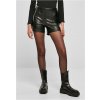 Women's shorts made of black synthetic leather čierna 4XL Urban Classics 4065812351401