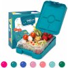 Klarstein schmatzfatz easy snack box 4 priehradky 18 x 15 x 5 cm FHX001-SF-ptrlsea