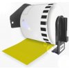 CDRmarket TBBRDK22606 pro Kompatibilní role etiket pro Brother DK-22606, 62mm x 15,24m, plast, žlutá biela