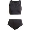 BPC bikiny s topom so sieťovinou čierne