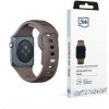 3mk Silicone Watch Strap pro Apple 42/44/45/49 mm Taupe 5903108565844