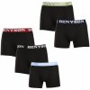 5PACK pánske boxerky Benysøn čierné (4003) XL 120 dní na výmenu alebo vrátenie tovaru!