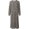 esmara® Dámske midi šaty 42, čierna/vzor (100358706)