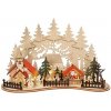 Solight LED vánoční městečko s kostelem, 30x19cm, 2x AAA - 1V250
