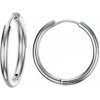 MSPERK Oceľové náušnice kruhy 20 mm