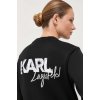 Karl Lagerfeld dámska s potlačou čierna