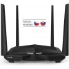 Bezdrôtový dvojpásmový router Tenda AC10 AC1200, 1x gigabitový WAN, 3x gigabitový LAN AC10