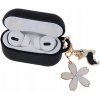 Puzdro pre Airpods 4 s ANC čierne s príveskom
