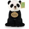 Rappa Plyšová panda sedící 15 cm ECO-FRIENDLY