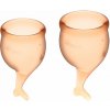 Menštruačné kalíšky SATISFYER FEEL SECURE MENSTRUAL CUP oranžové
