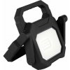 GLOBO 34309 BRIAN Outdoor prenosný projektor LED 6W/800lm 4000K IP54 čierna, priehľadná, vrátane batérie CR18650 2200mAh/5V 3h, USB kábel