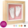 3D Memories odlievacia sada baby pre 3D odliatok ručičiek a nožičiek - hlboký jelšový rámček