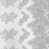 Vyšívaný tyl 001 svetlo šedý, strieborný lurex, š.130