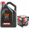 Olej Motul 7100 10W40 4L + Olejový filter K&N KN145 4T Raptor 700 XTZ Xv Tdm