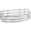 AQUALINE 37004 Chróm line drôtená polica jednoduchá, strieborná